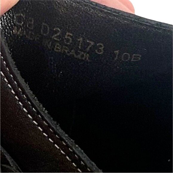 COLE HAAN Women Leather Clogs Size 10 Black Mules Slip On Wedge Casual - Picture 8 of 9